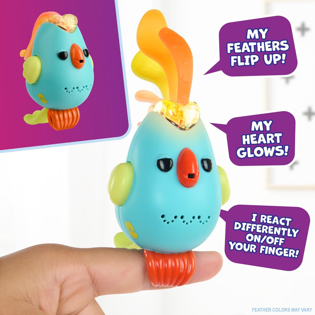 Fingerlings Sweet Tweets Lionel - Interactive Talking Robotic Bird Toy