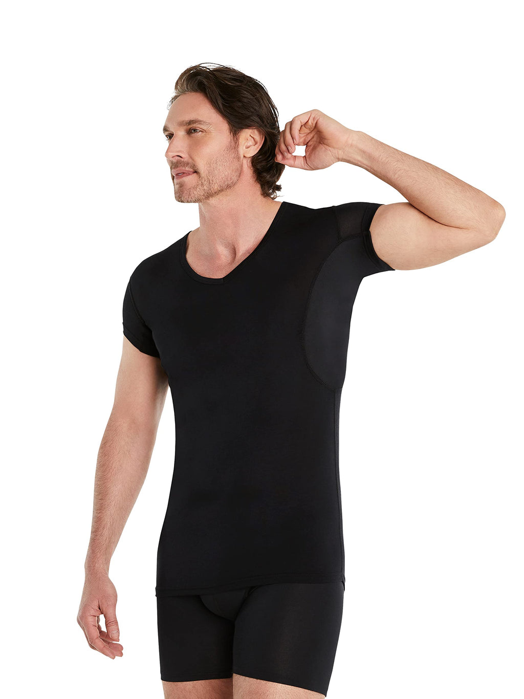 FINN Men's Sweatproof Undershirt – Short Sleeve with Armpit Pads