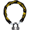 Burg-Wachter 1.5M Sold Secure Gold Bike Chain and U-Lock Kit | Black