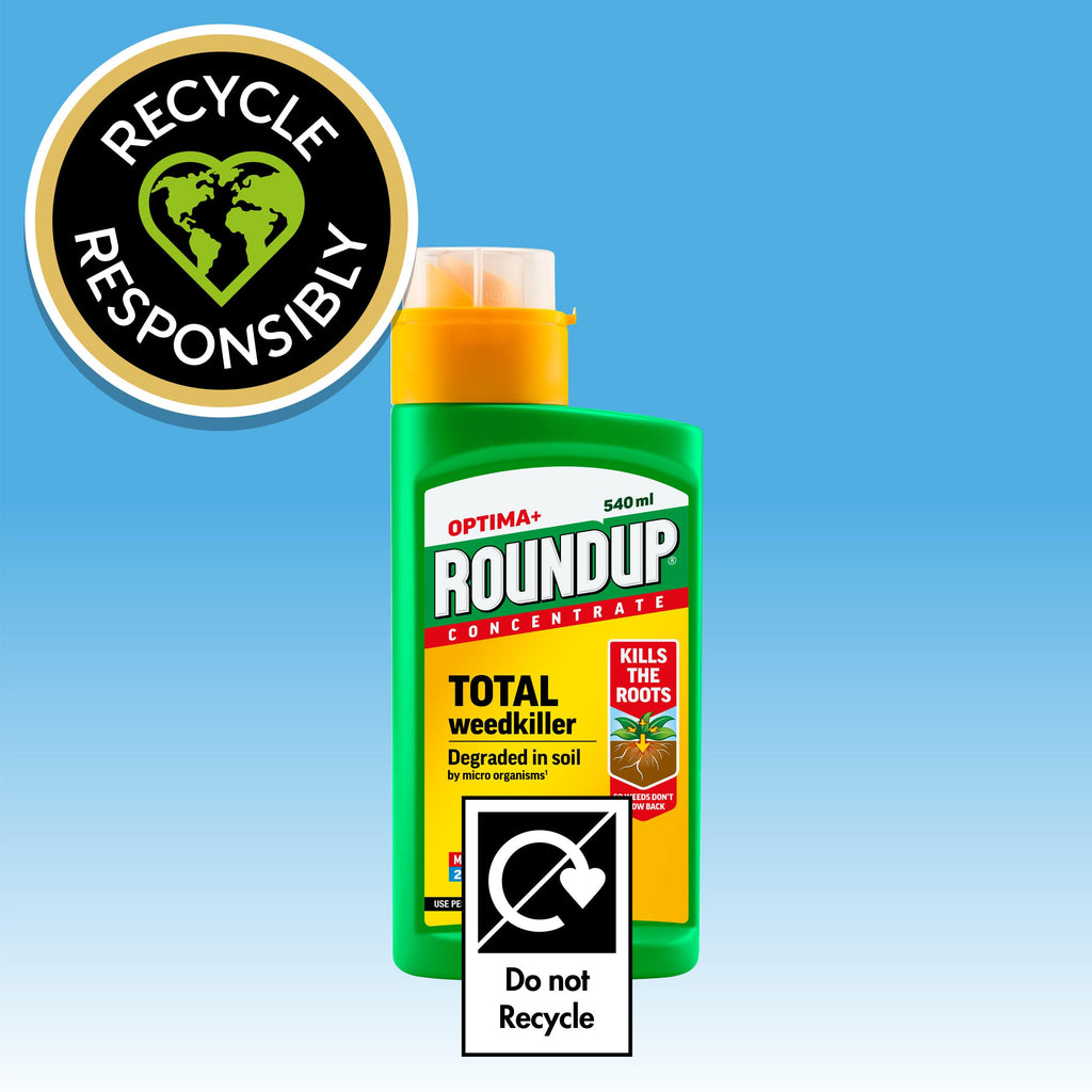Roundup Optima+ Total Weedkiller Concentrate - 540ml Root Killer