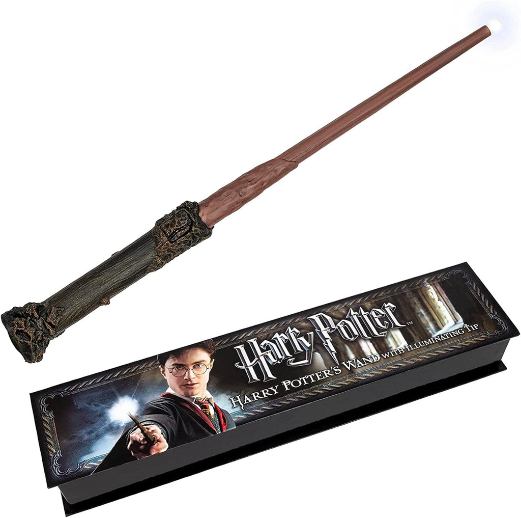 The Noble Collection Harry Potter Illuminating Wand - 14" Movie Replica