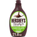 Hershey's Simply 5 Chocolate Syrup – Natural Cocoa Topping, 21.8 oz