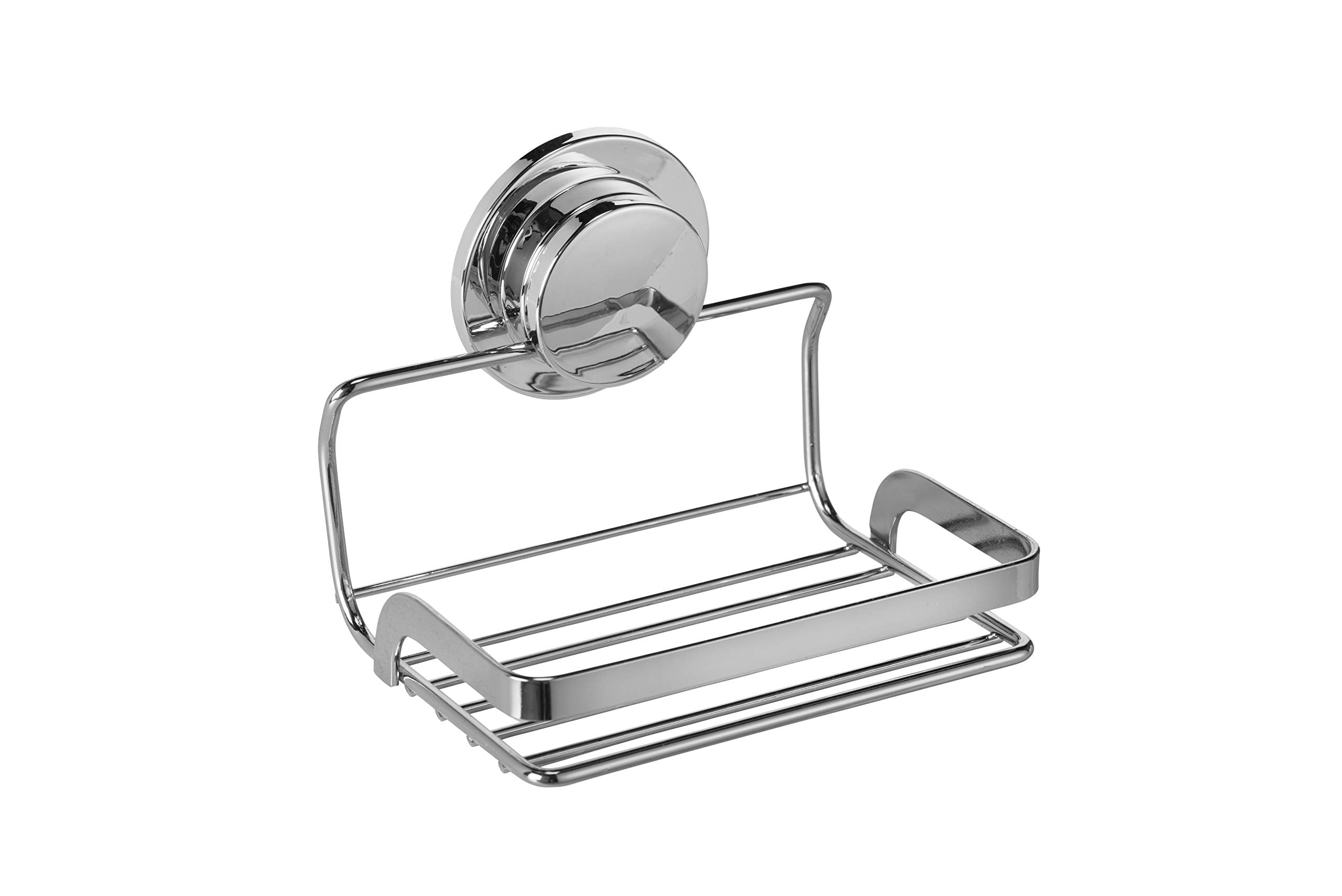 Jolof Store Stick N Lock 2 Adhesive Soap Basket | Rust Free Chrome