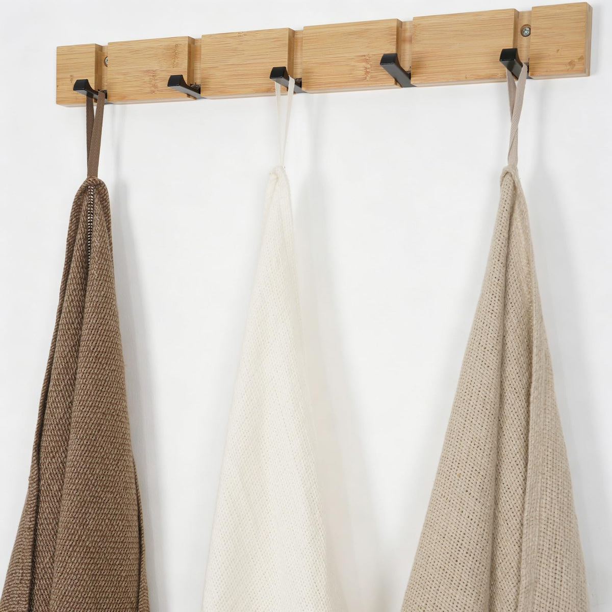 HSOFTIFY 100% Pure Linen Bath Towel with Hanging Loop for Bathroom, Linen