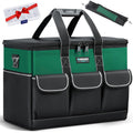 WINHUNT 19-Inch Wide Mouth Tool Bag | 14-Pocket Heavy-Duty Organizer