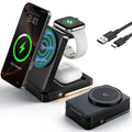 Jolof Store 3-in-1 Magnetic Wireless Charger Station with Night Light