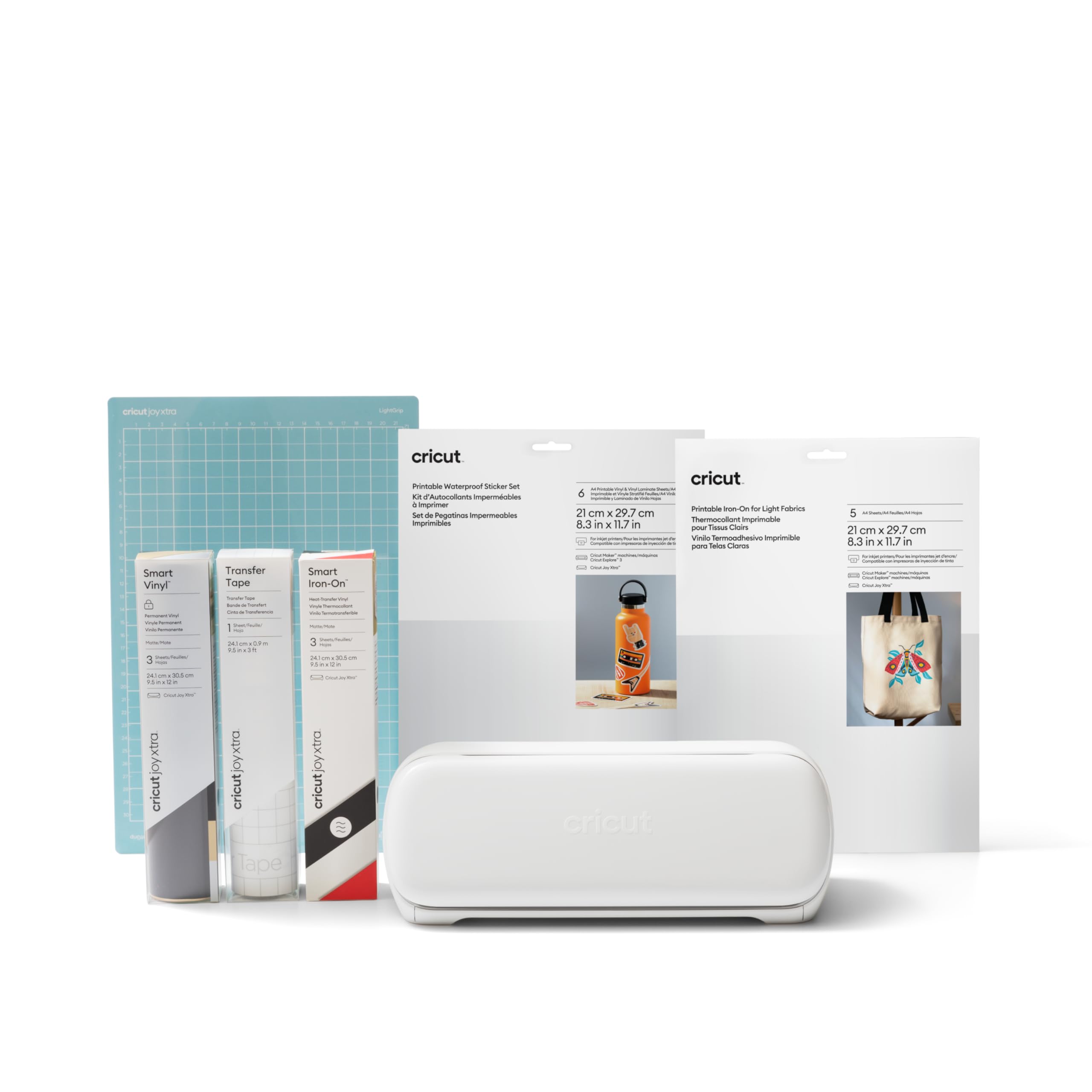 Cricut Joy Xtra Smart Cutting Machine Starter Bundle - 50+ Materials