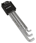 Sealey 9Pc Extra-Long Stubby Metric Hex Key Set – Chrome Vanadium