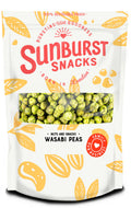 Sunburst Snacks Crispy Wasabi Coated Peas – Spicy Vegan Snack, 1KG