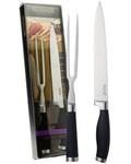 Sabatier Professional 2 Piece Carving Set - Stainless Steel Knife & Fork