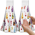 CUTHOLLOW 2Pcs Champagne Microfiber Tea Towels – Hanging Kitchen Dish Towels
