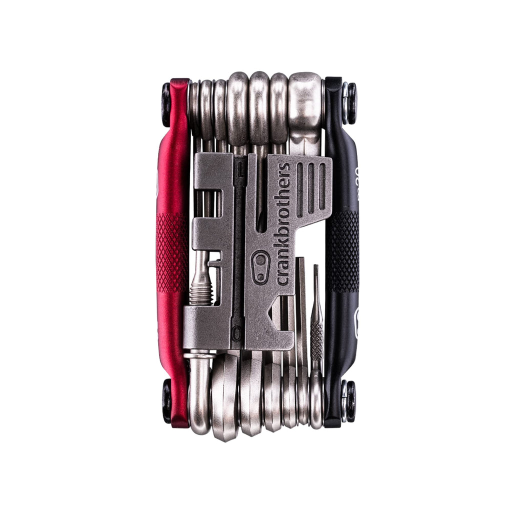 Crankbrothers Multi-20 Bicycle Multi-Tool with Tire Plug Tool – Red