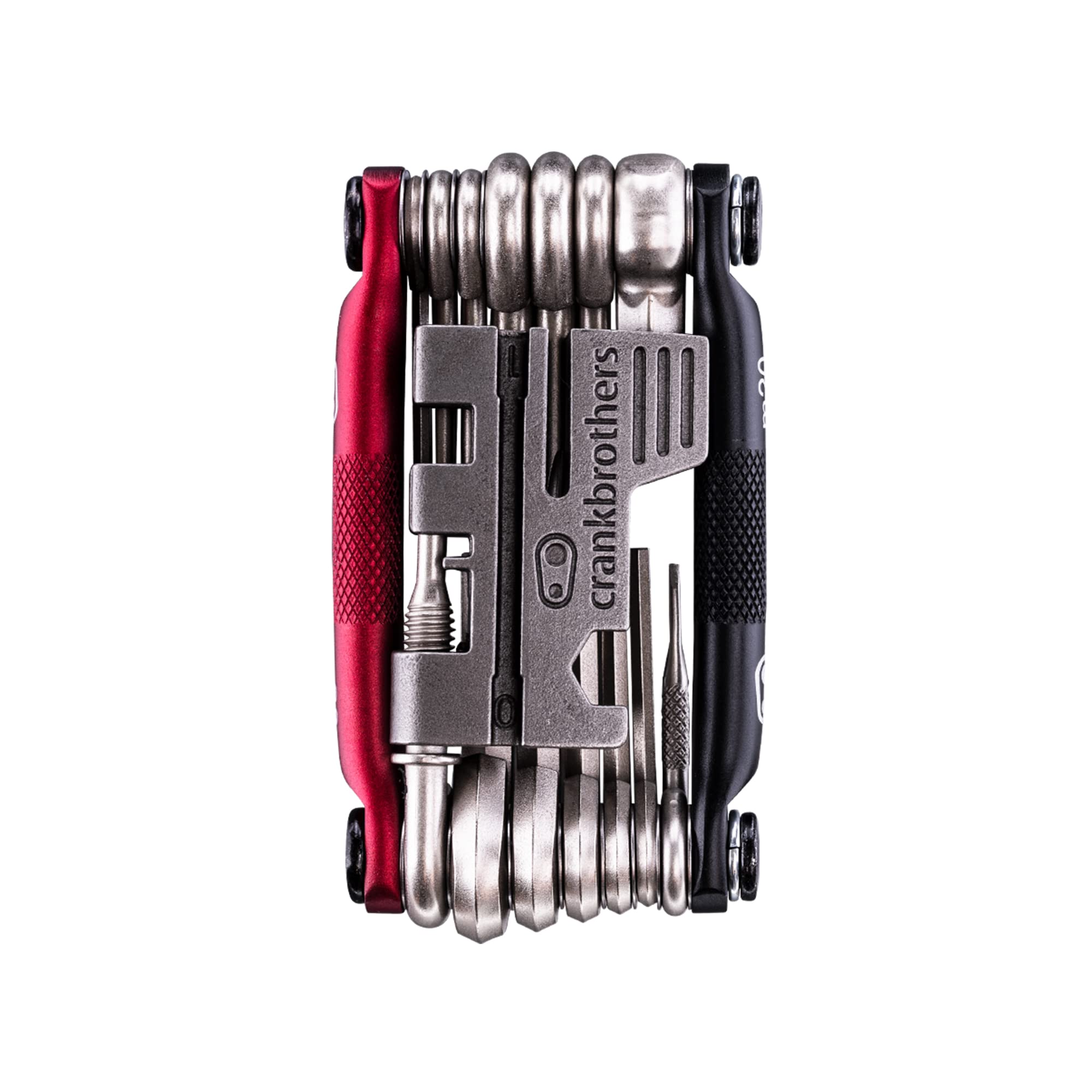 Crankbrothers Multi-20 Bicycle Multi-Tool with Tire Plug Tool – Red