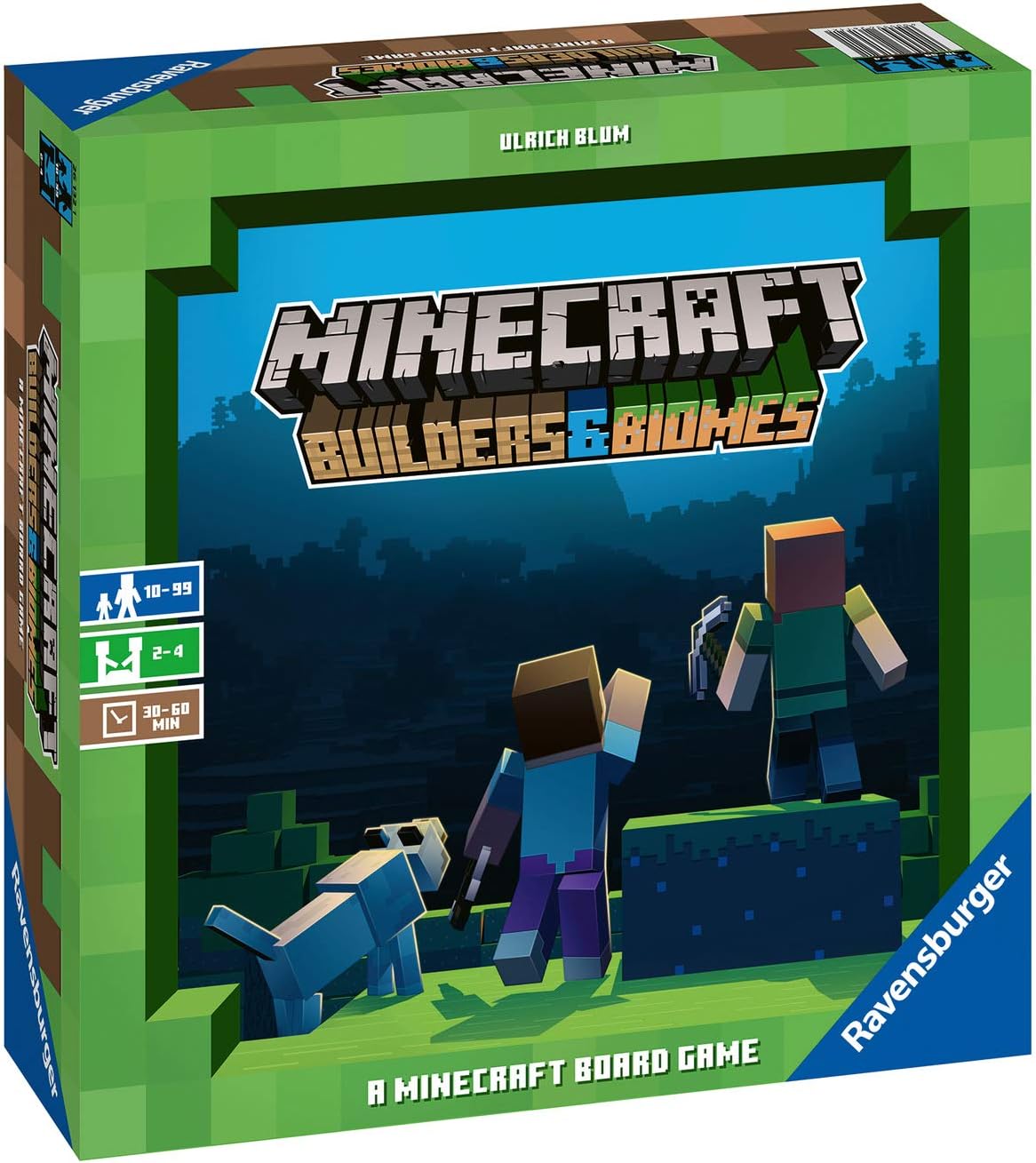 Ravensburger Minecraft Builders & Biomes Strategy Board Game | 2-4 Players