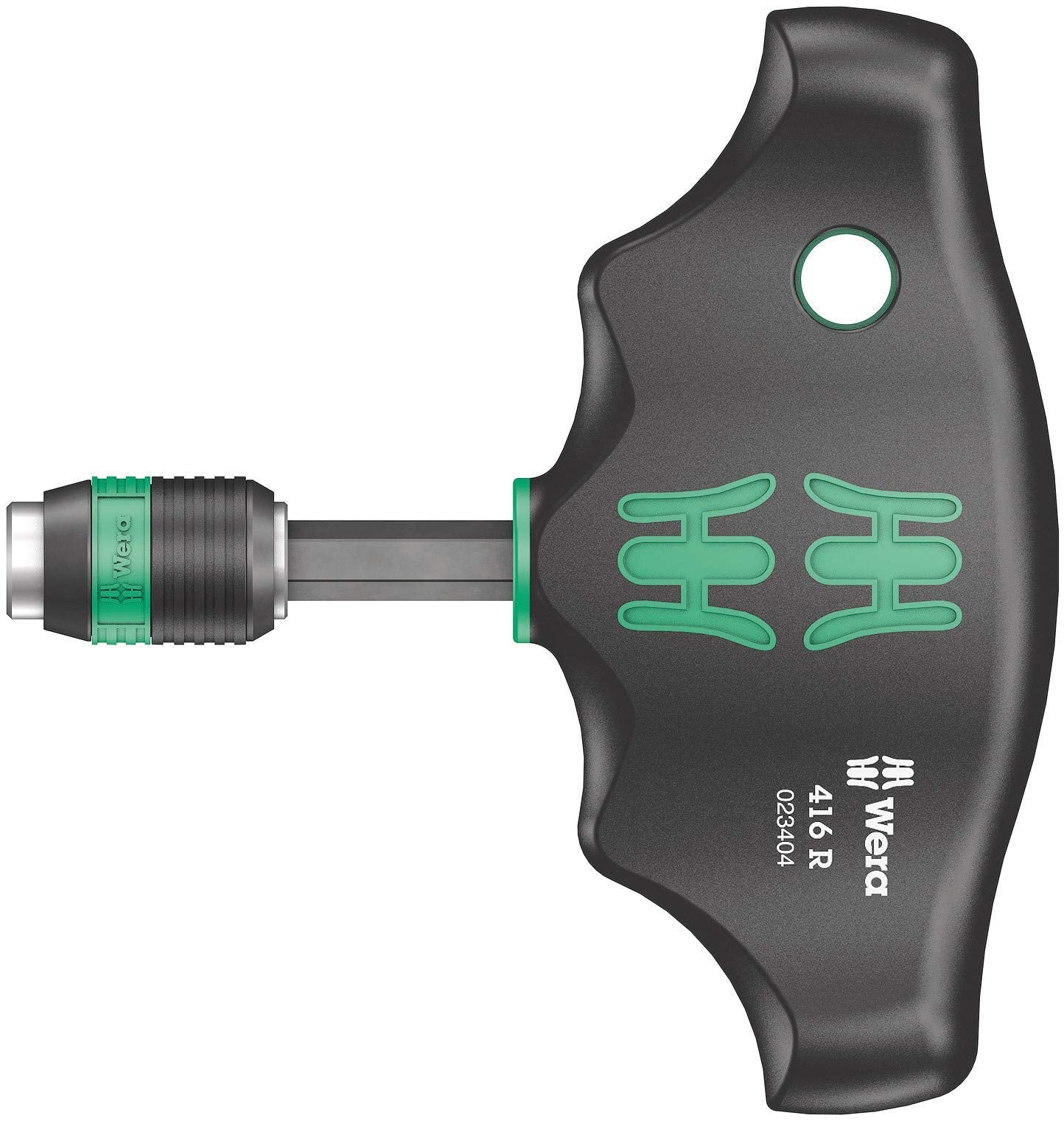 Wera 416 R T-Handle Bitholding Screwdriver | Rapidaptor 1/4" x 45mm