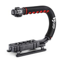 Zeadio Video Action Stabilizing Handle Grip with Cold-Shoe Mount