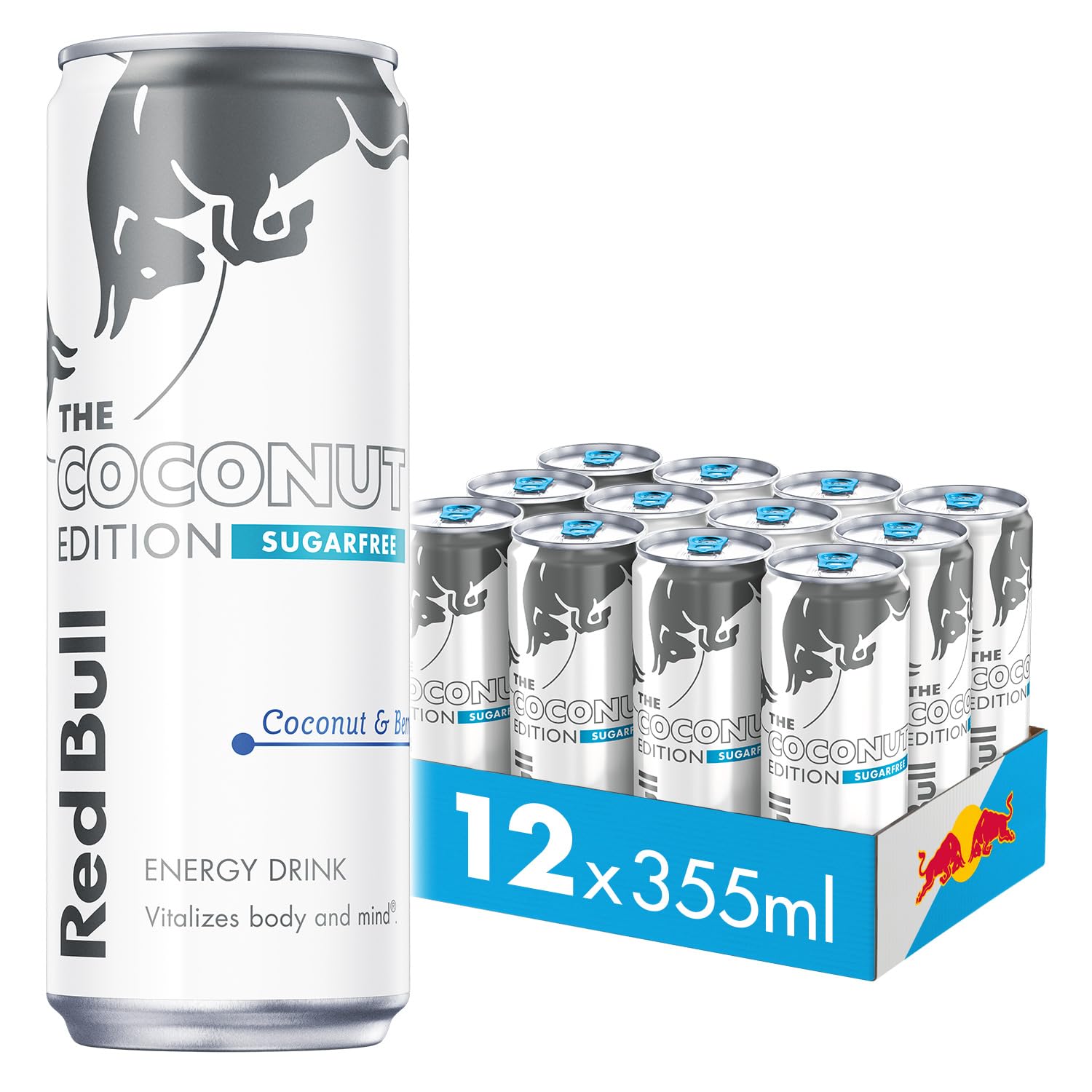 Red Bull Sugar Free Energy Drink – Coconut & Berry Edition – 355ml (12 Pack)
