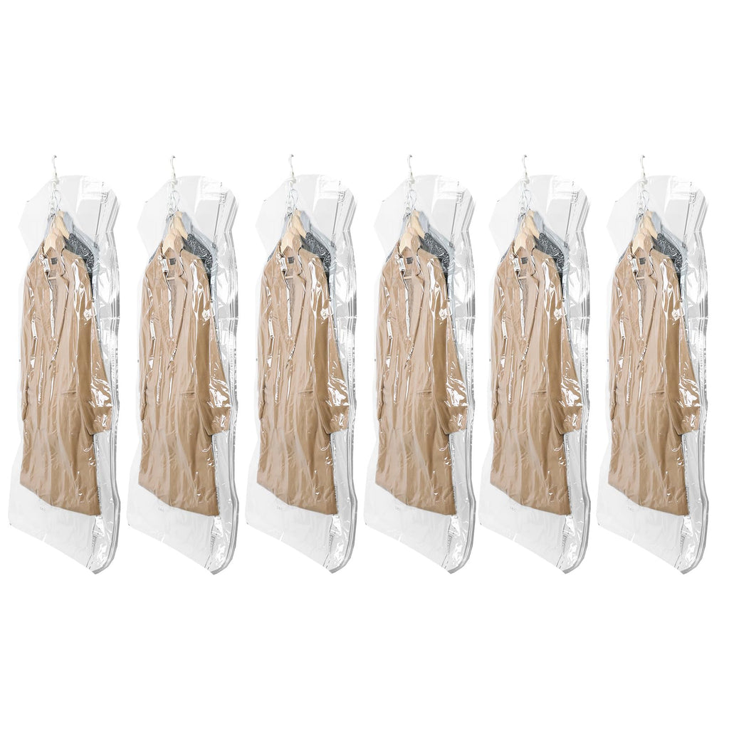 TAILI Hanging Vacuum Storage Bags | 6 Pack Side-Widen Space Saver Bags