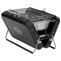Gentleman's Hardware Portable Suitcase BBQ Grill - Compact Black