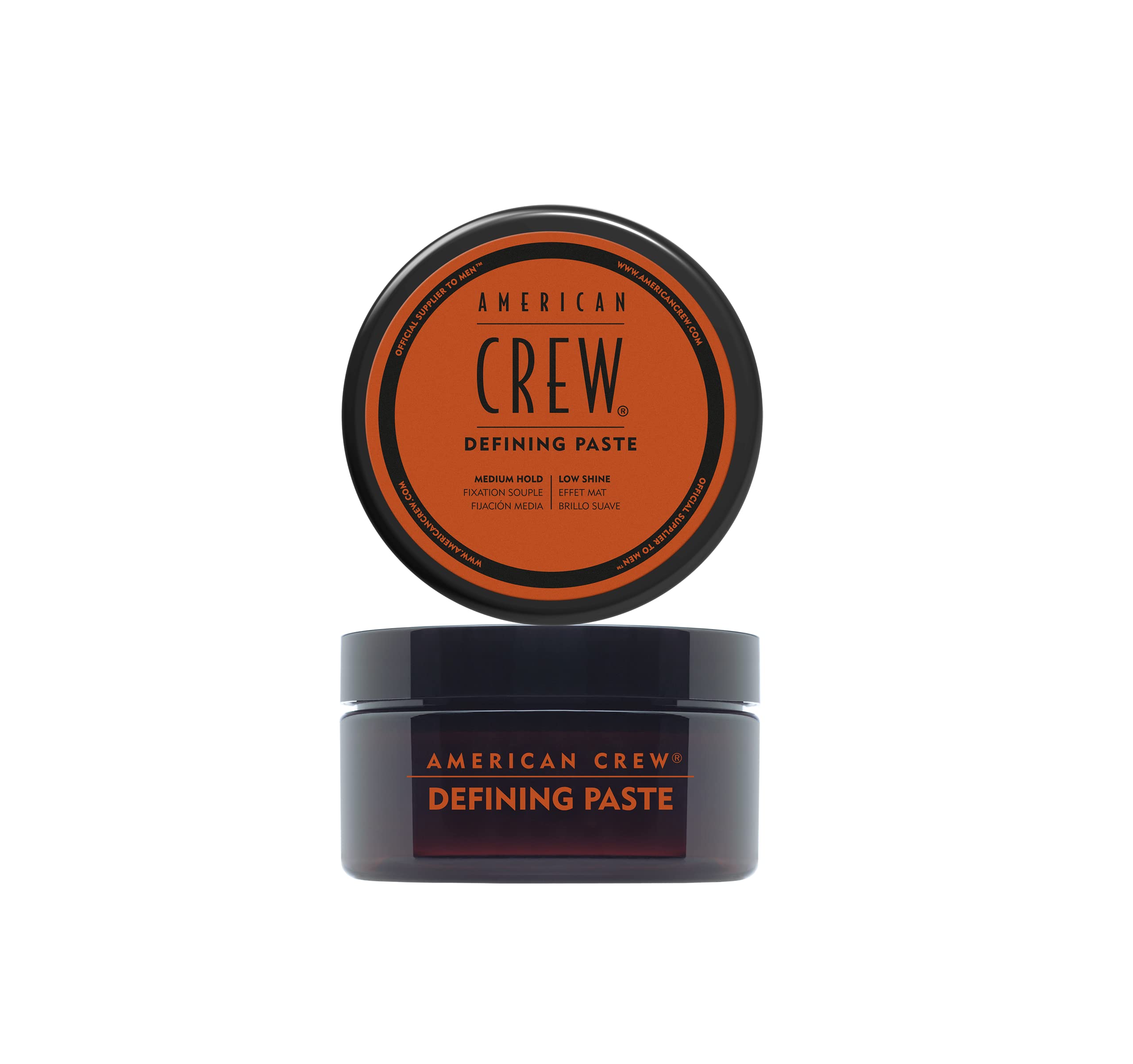 American Crew Defining Paste – Medium Hold Matte Hair Wax for Men, 85g