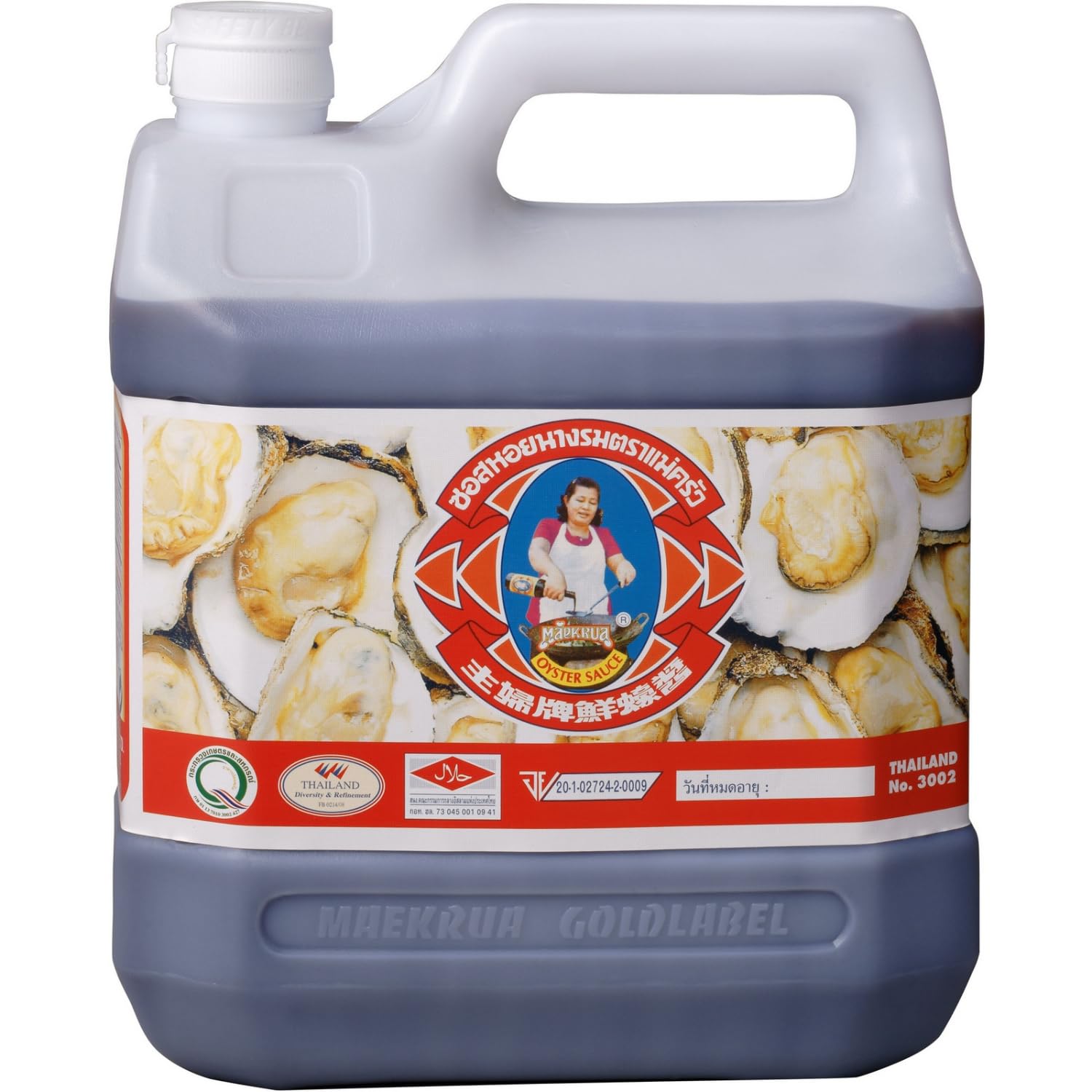 Mae Krua Oyster Sauce – Authentic Thai Stir Fry Sauce, Bulk 4.5 L