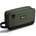 TUFFWORX Small Tool Bag – Dual Compartment Zippered Pouch, Grey