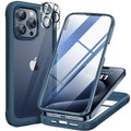 Miracase iPhone 15 Pro Case | Full Body Clear Case with Screen Protector