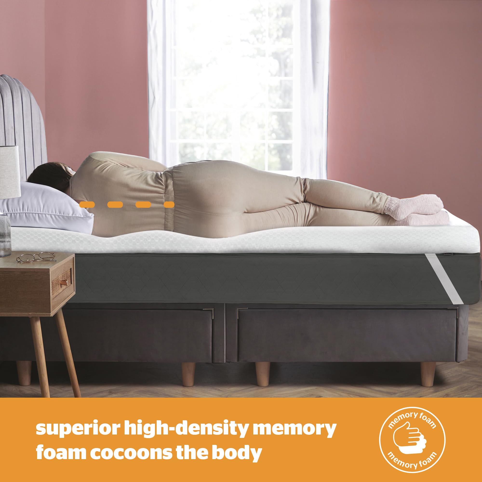 Silentnight Impress Memory Foam Mattress Topper – 5cm Small Double