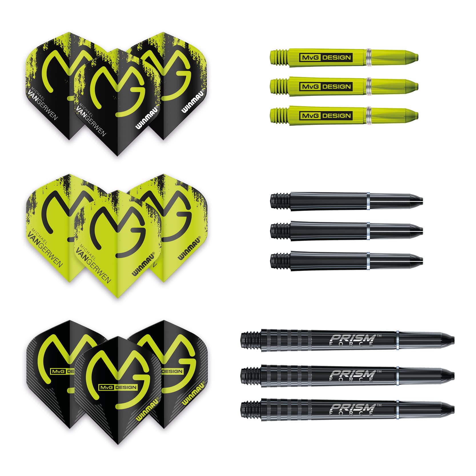 Winmau MvG Acclaim 90% Tungsten Steel Tip Darts Set - 25g Professional