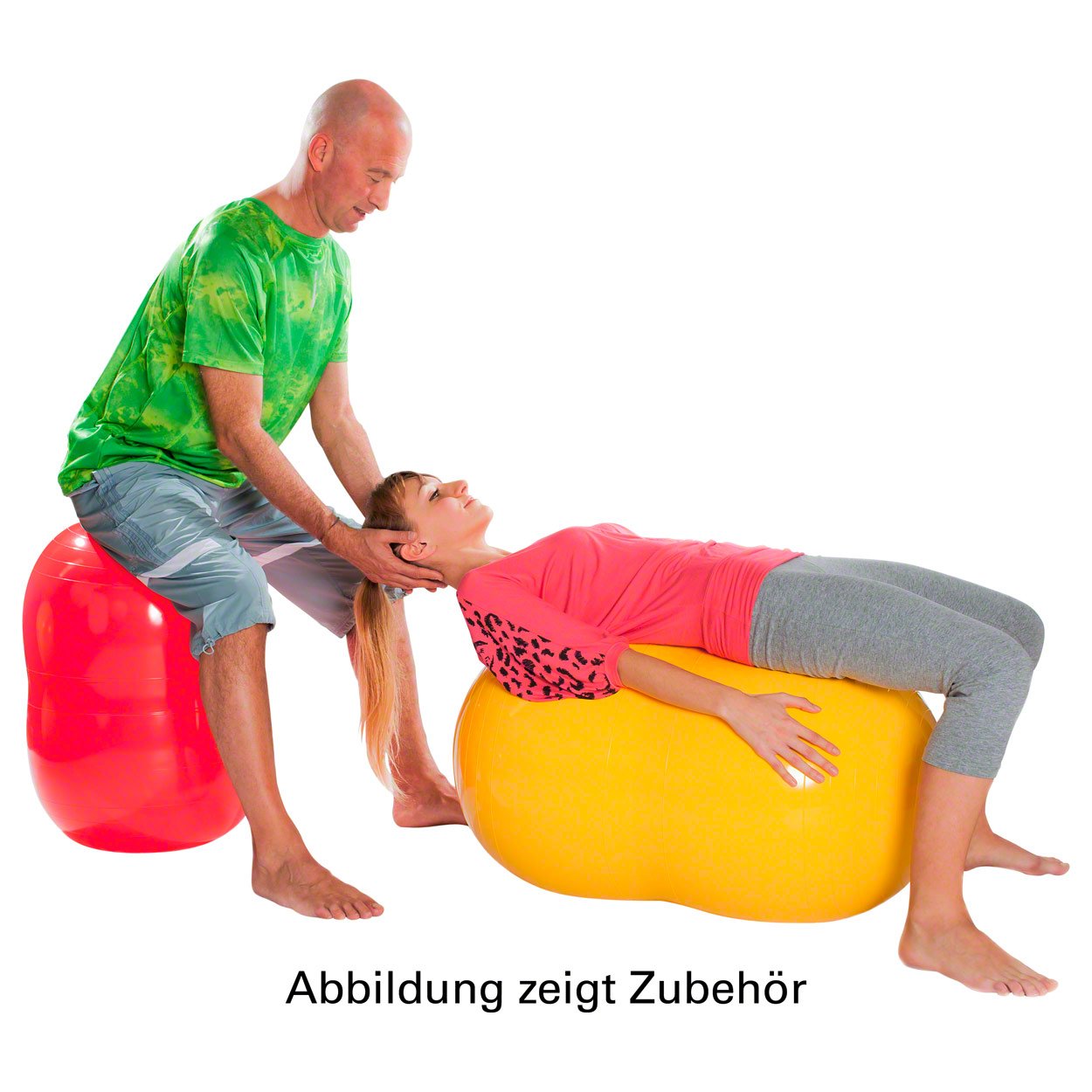 Gymnic Physio Roll 40cm Therapy Ball – Red Heavy Duty Vinyl