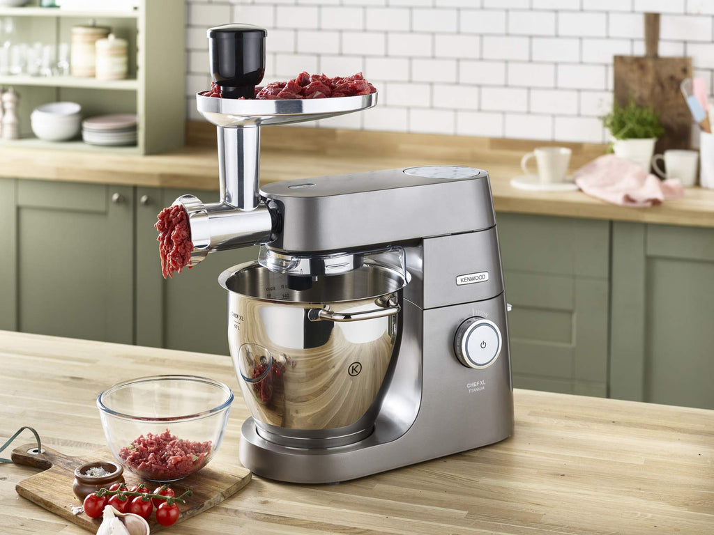 Kenwood KAX950ME Food Mincer Attachment | Silver Meat Grinder Tool