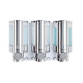 Better Living Aviva 3-Chamber Wall Mount Shower Soap Dispenser - Chrome
