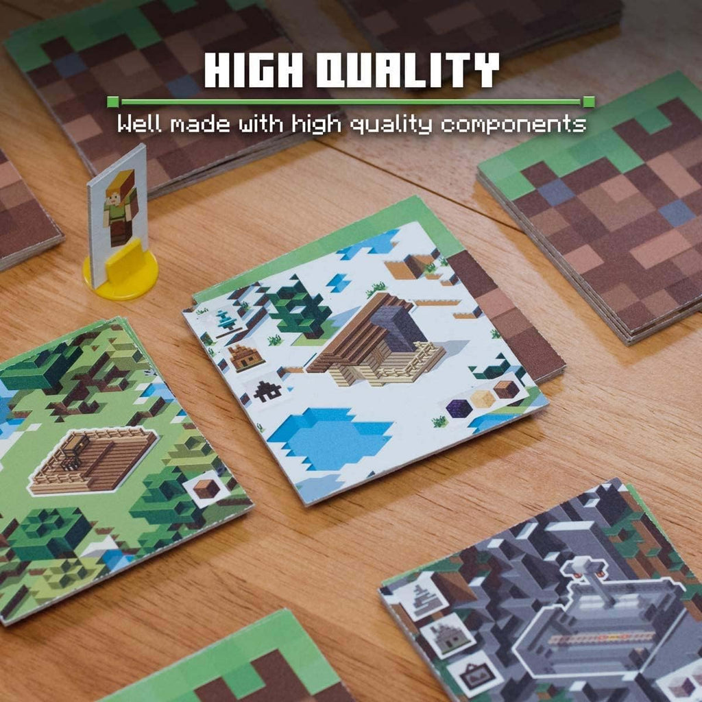 Ravensburger Minecraft Builders & Biomes Strategy Board Game | 2-4 Players