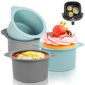 Pietuley Silicone Air Fryer Ramekins | 4Pcs Egg Poacher & Baking Molds