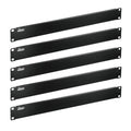 Tecmojo 1U Blank Panel for 19-inch Server Rack, Solid Black, 5-Pack