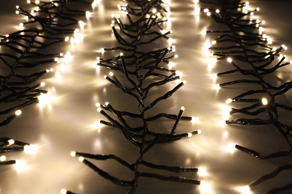 Christmas Concepts 500 LED Cluster Lights - Warm White 6M 8-Function