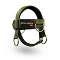 Iron Neck Alpha Harness | Adjustable Neoprene Neck Trainer with D-Rings