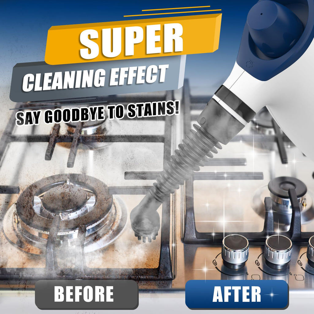 Jolof Store Handheld Steam Cleaner – Portable 1050W Steamer with 9 Accessories