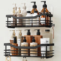 Orimade Adhesive Shower Caddy | Rustproof Stainless Steel Shelf, 2 Pack