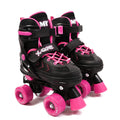 M.Y X-Skate Kids Adjustable Pink Quad Roller Skates – Small (UK 12-2)