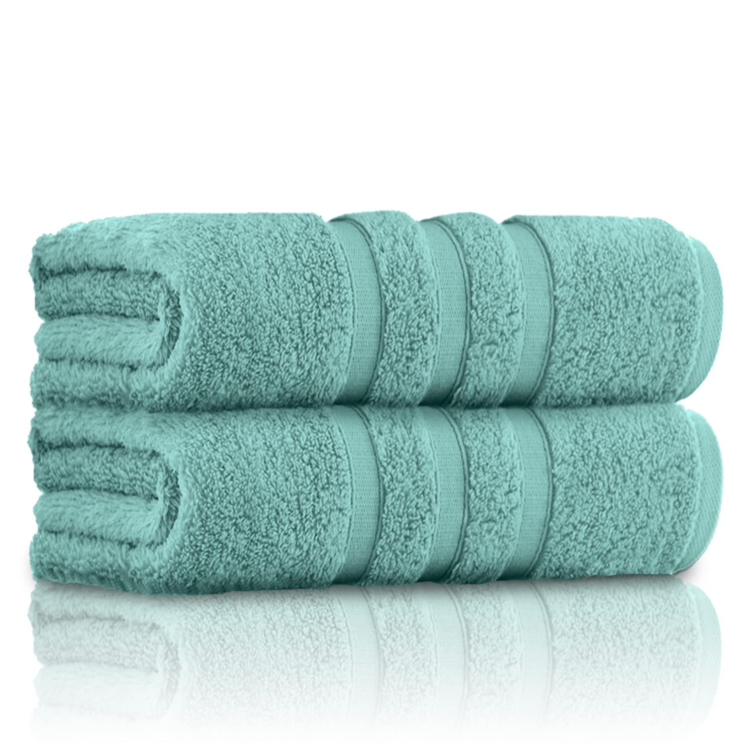 GC Gaveno Cavailia Zero Twist Cotton Bath Towel – Duck Egg, 550 GSM