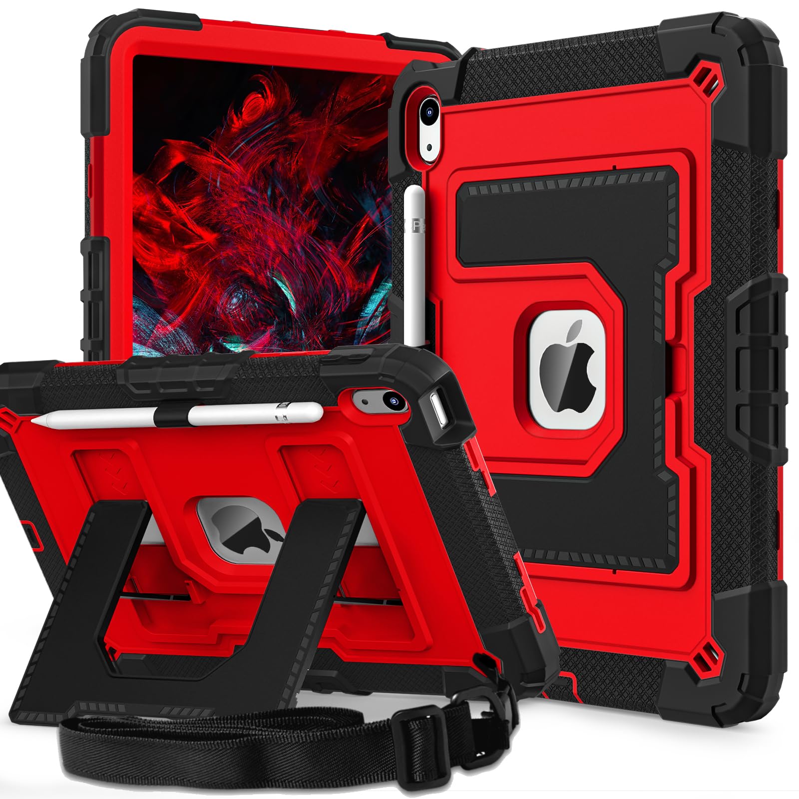 Ovenoe Kids Case for iPad 11th/10th Gen – Rugged Shockproof Cover