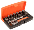 Bahco SL25 25-Piece 1/4" Drive Socket Set | Professional Mechanic Kit