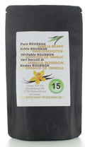 Jolof Store Bourbon Vanilla Pods from Madagascar - 15 Pack (12-13cm)