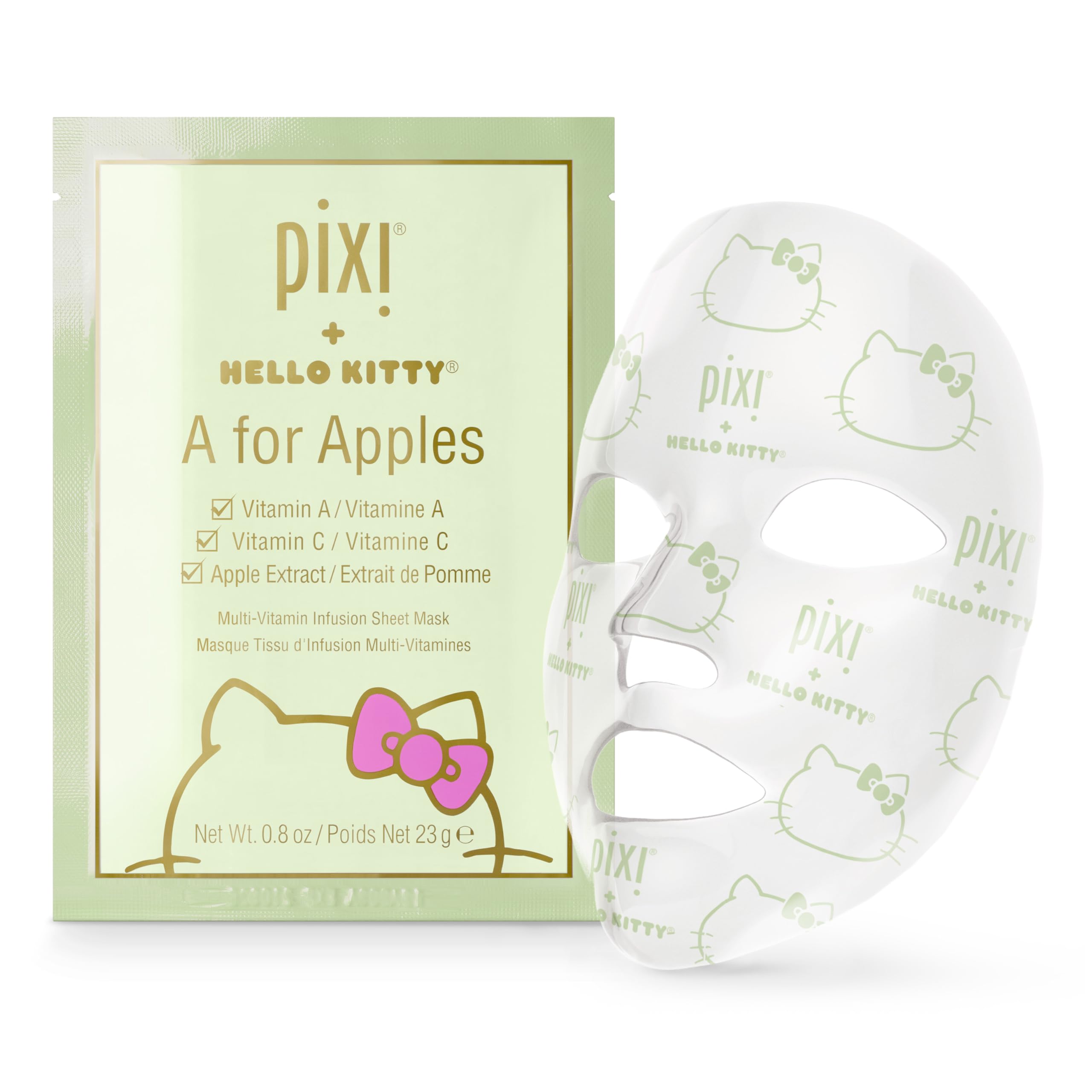 Pixi + Hello Kitty A for Apples Brightening Sheet Masks - 3 Pack