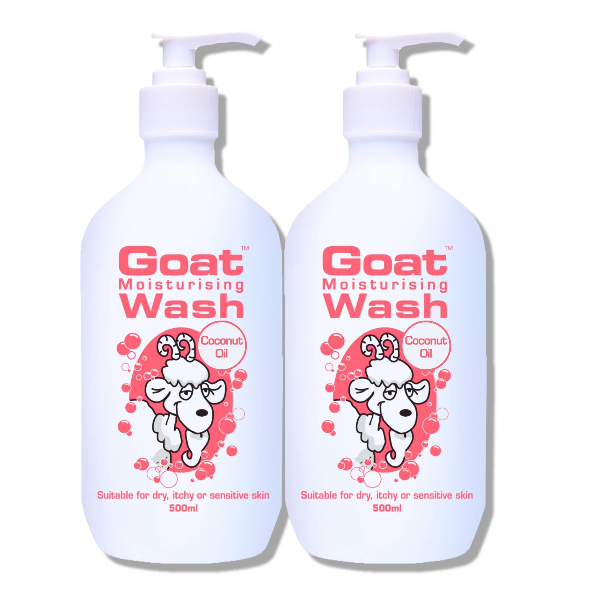 Goat Milk Body Wash Duo Pack | Coconut Oil for Sensitive Skin