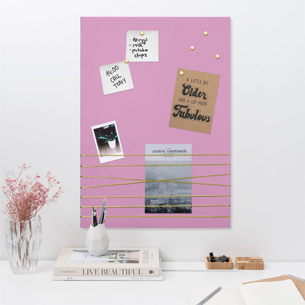 Navaris Velvet Photo Pin Board – 70 x 50cm Contemporary Wall Display