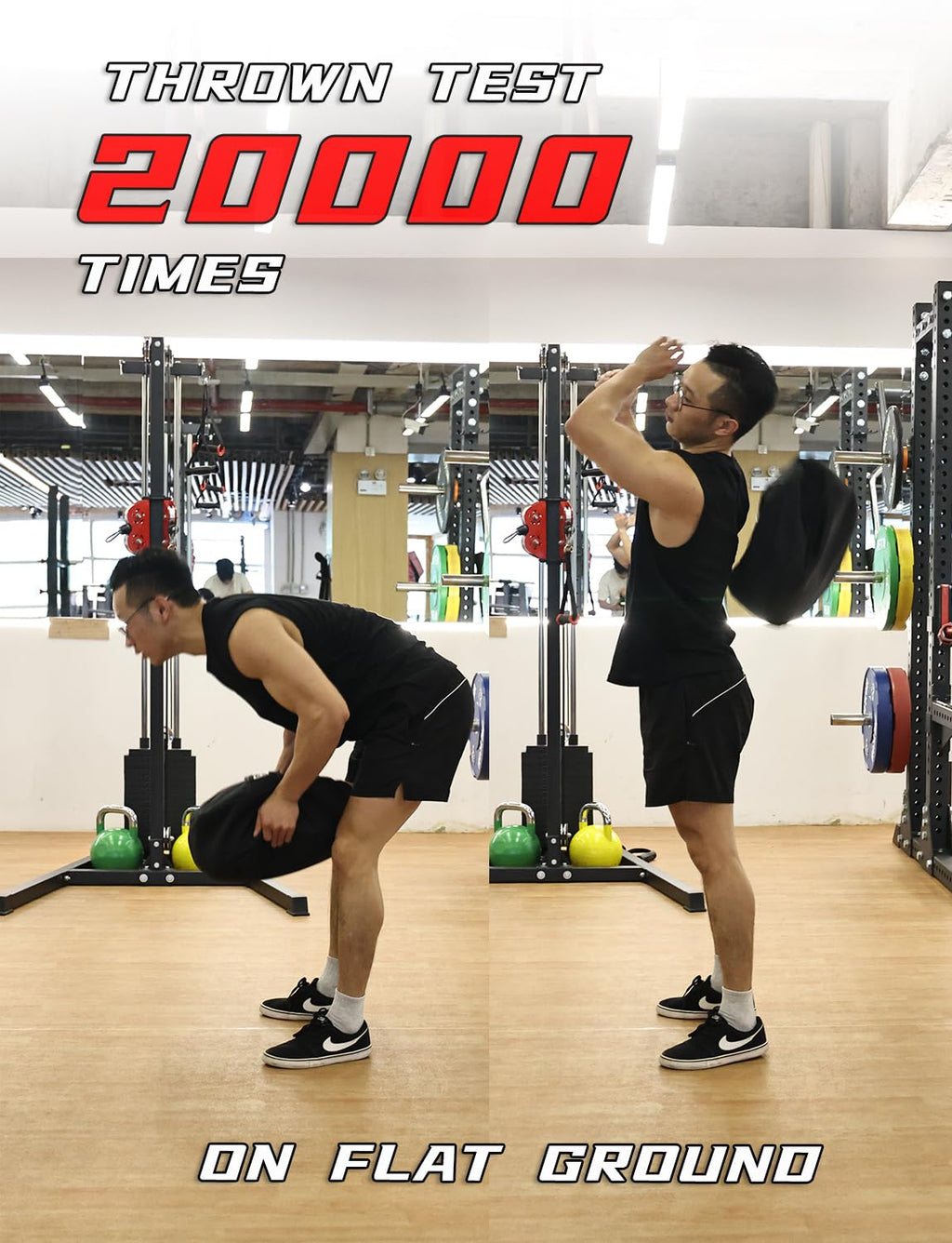 Fitarc Round Sandbag for Weight Training - Durable Fitness Workout Bag