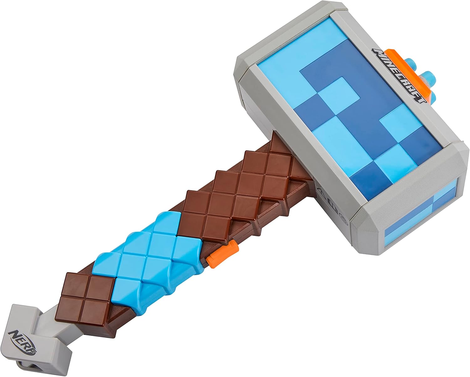 Nerf Minecraft Stormlander Dart-Blasting Hammer – 3 Elite Darts