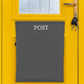 Jolof Store Dog Proof Letter Box Mail Catcher Bag - Grey Post Catcher